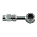Banjo Hose End Non-Swivel -03 x 7/16 Straight Steel