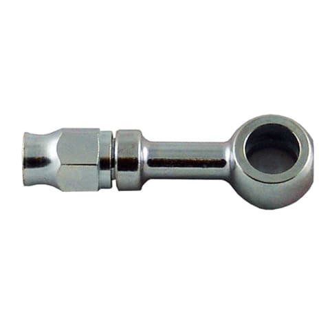 J03XX-7 Banjo Hose End Non-Swivel -03 x 7/16 Straight Steel - Image 1