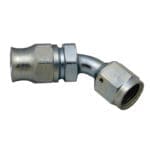Reusable PTFE Hose End -03 | 45° Steel