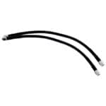 Brake Line SS Black Coated 17"