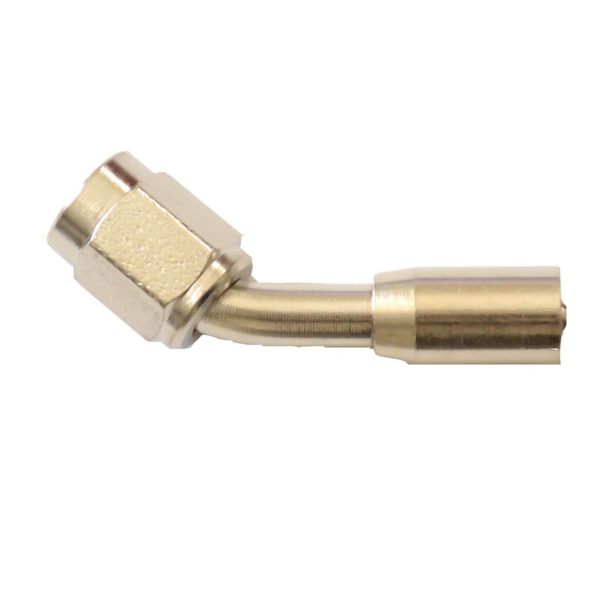 GX45-7 Crimp PTFE Hose End 45° | -04 - Image 1