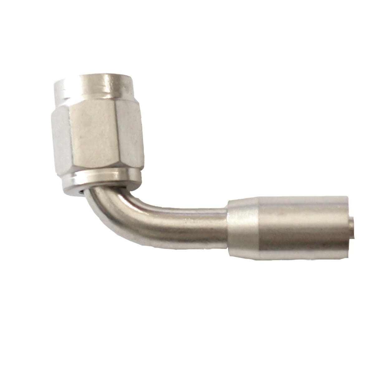 Crimp PTFE Hose End 90° | -03 - Image 1