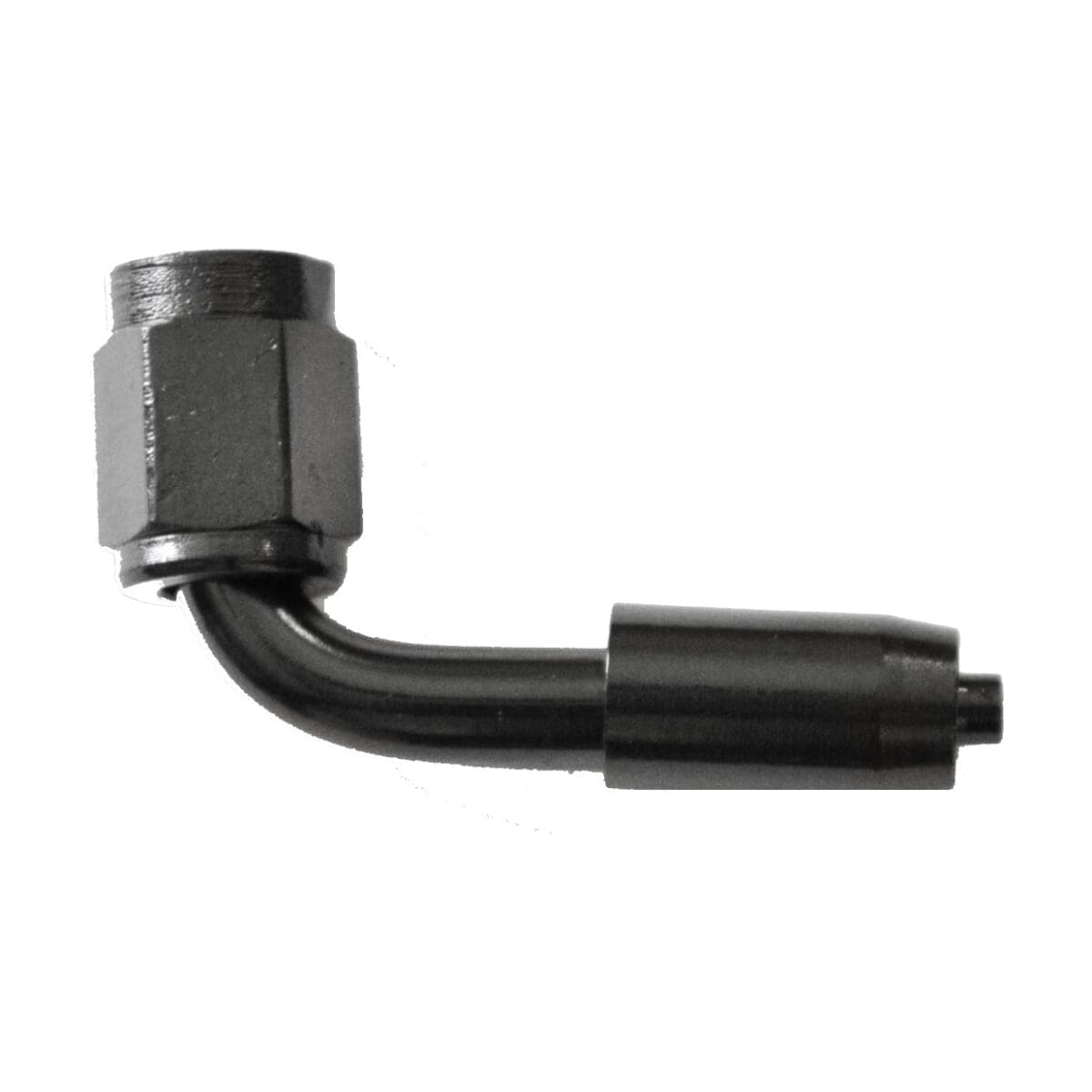 Crimp PTFE Hose End 90° | -04 - Image 1