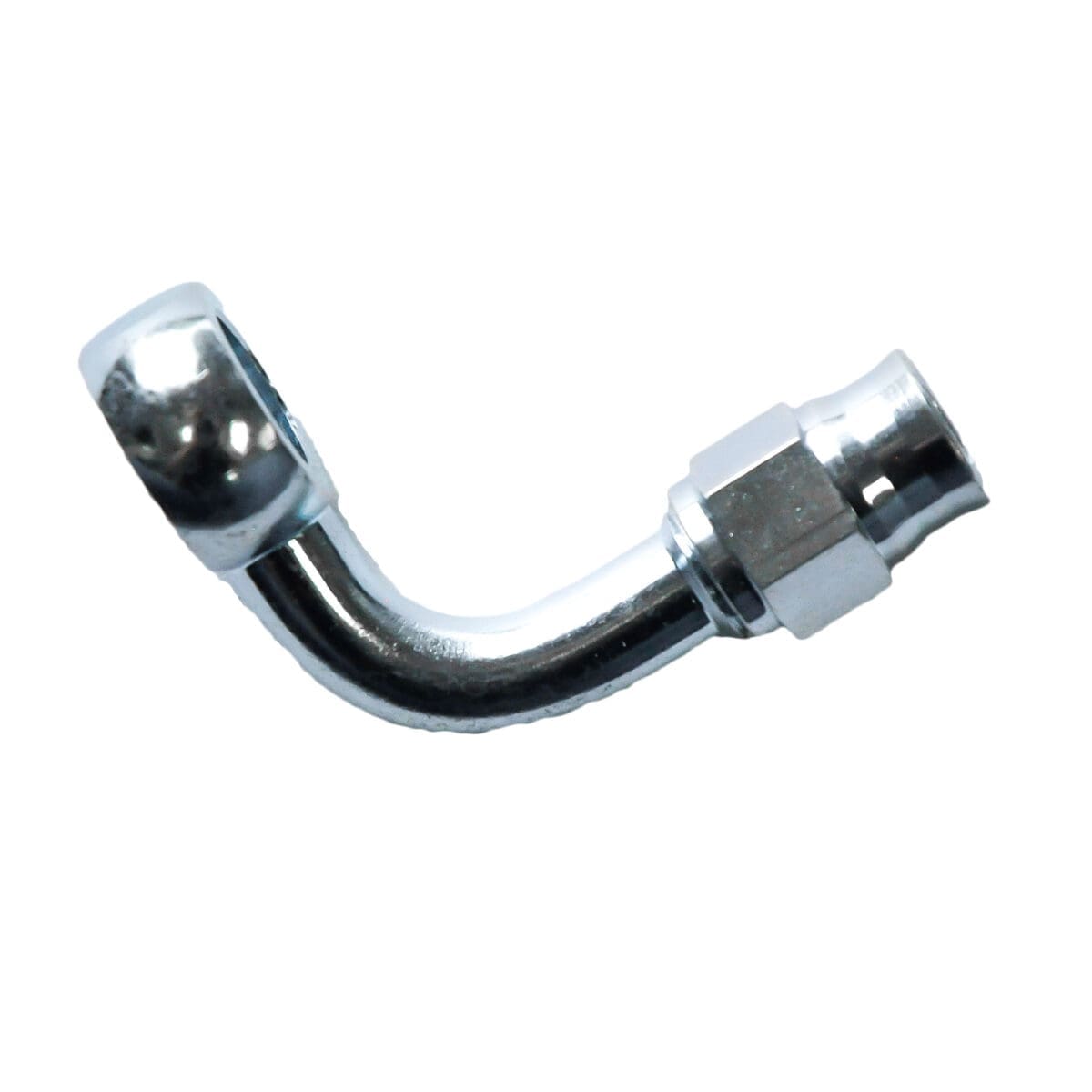 Reusable Banjo Hose End -03 x 7/16 | 90° Steel - Image 1