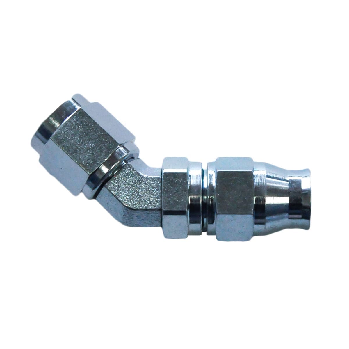 Reusable PTFE Hose End -03 | 45° Forged Steel - Image 1