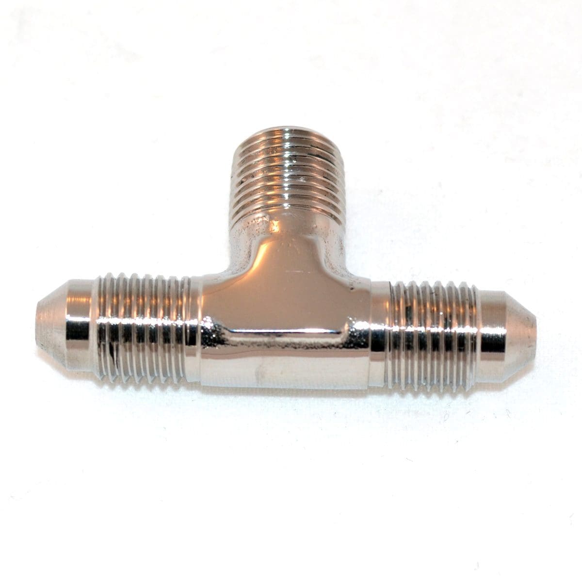 Flare to Pipe TEE on Branch  -03 | 1/8 NPT - Image 1