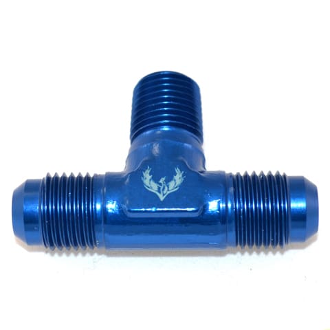 BX25-4 Flare to Pipe TEE on Branch -08 | 3/8 NPT - Image 1