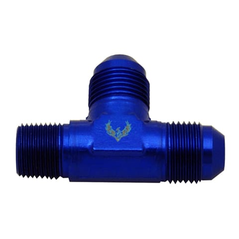 BX26-4 Flare to Pipe TEE on Run -20 | 1-1/4 NPT - Image 1