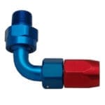AN Swivel to Male NPT Hose End -08 AN | 1/2 NPT | 90°