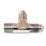 Flare to Pipe On Run TEE -08 | 3/8 NPT