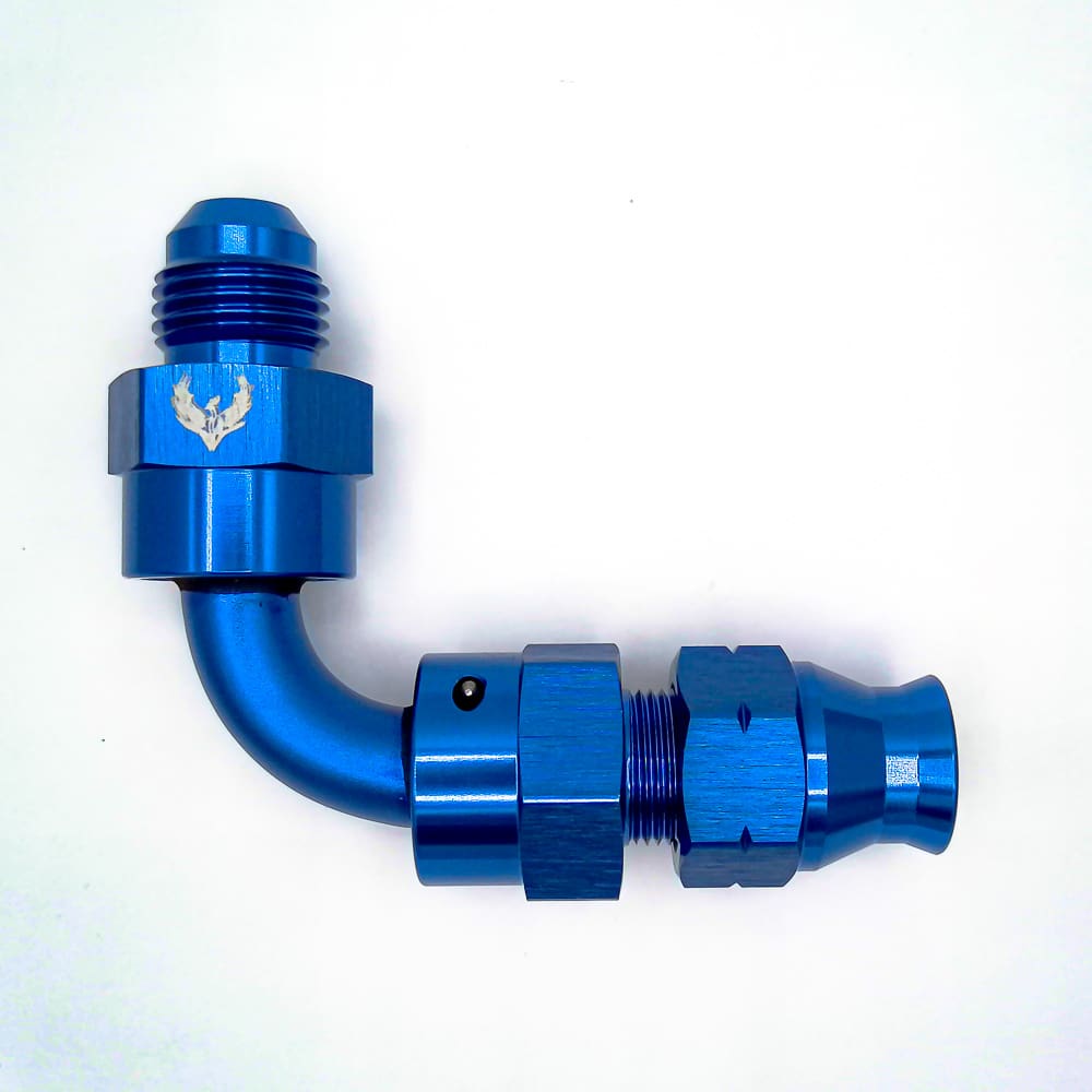 F31651690-4 Male Hard Tube Fittings 90°| -06 | 3/8 - Image 1